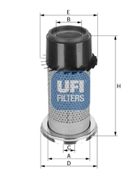 UFI-27.453.00 Elemento de Filtro de Aire