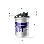 Filtro Spin-on de Combustible