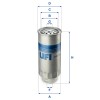 Filtro Spin-on de Combustible