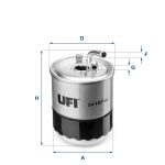 Filtro Spin-on de Combustible