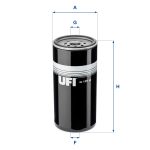 Filtro Spin-on de combustible