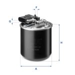Filtro Spin-on de Combustible