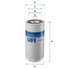 UFI-24.349.00 Filtro Spin-on de Combustible