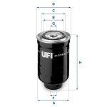 Filtro Spin-on de Combustible