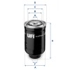 Filtro Spin-on de Combustible