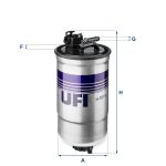 Filtro Spin-on de Combustible