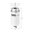 Filtro Spin-on de combustible
