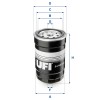 Filtro Spin-on de Combustible