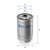 FILTROS DE COMBUSTIBLE