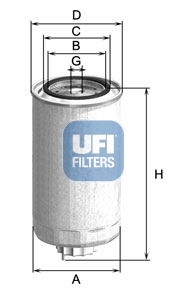 Filtro Spin-on de Combustible