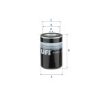 Filtro Spin-on de Combustible