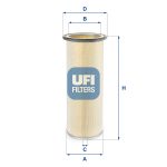 UFI-27.222.00 Elemento de Filtro de Aire