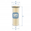 UFI-27.222.00 Elemento de Filtro de Aire