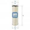 UFI-27.549.00 Elemento de Filtro de Aire