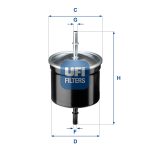 Elemento de Combustible In-Line