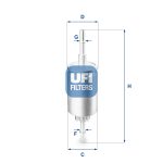 Elemento de Combustible In-Line