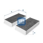 Elemento de Filtro de Aire Acondicionado - Carbón Activado