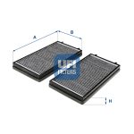 Elemento de Filtro de Aire Acondicionado - Carbón Activado