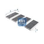 Elemento de Filtro de Aire Acondicionado - Carbón Activado