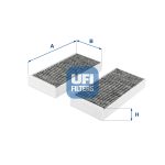 Elemento de Filtro de Aire Acondicionado - Carbón Activado