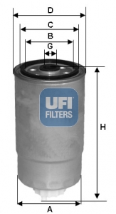 FILTROS DE COMBUSTIBLE